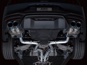 Ford Mustang Performance Exhaust - AWE Tuning - SwitchPath Cat Back - Chrome Silver - 2024+